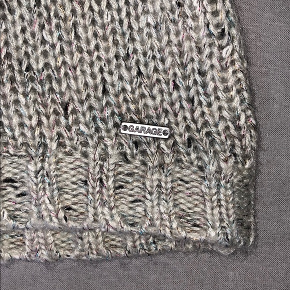 GARAGE BEIGE KNIT CROPPED SWEATER - Picture 4 of 5